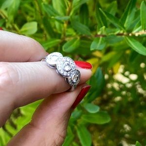 Tiffany Circlet Platinum and Diamond Ring